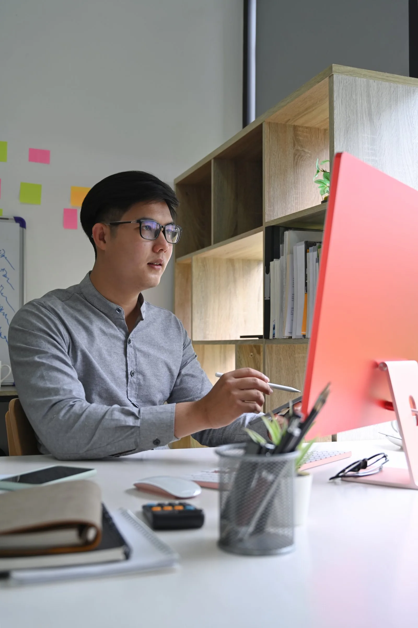Roctec consultant reviewing IT Infrastructure configuration