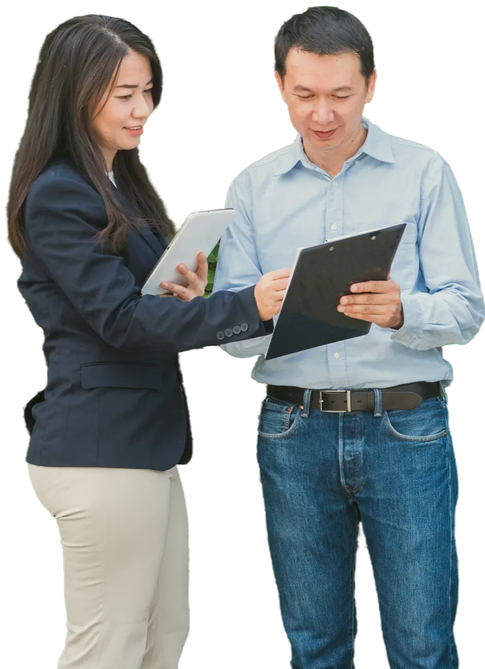 Roctec team members collaborating at work